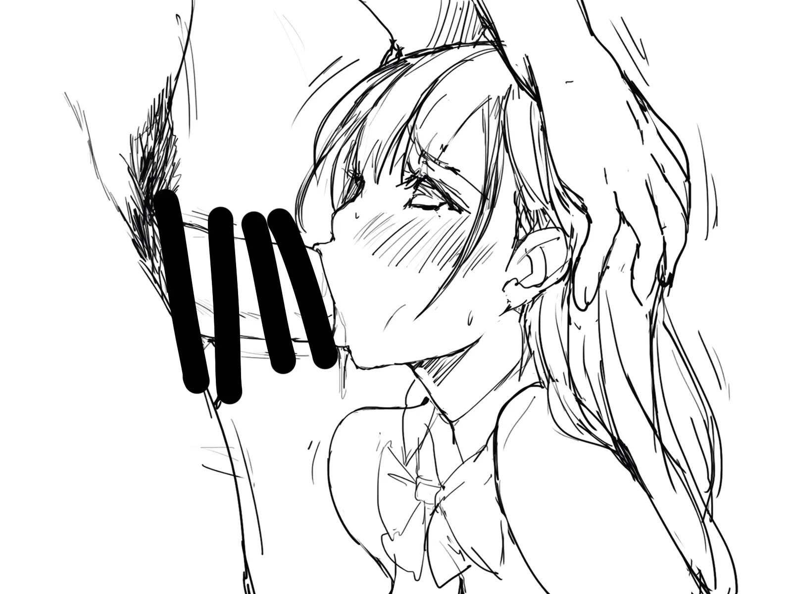 Kanojo Ga Aitsu Ni Sareta Koto_Rough Sketch